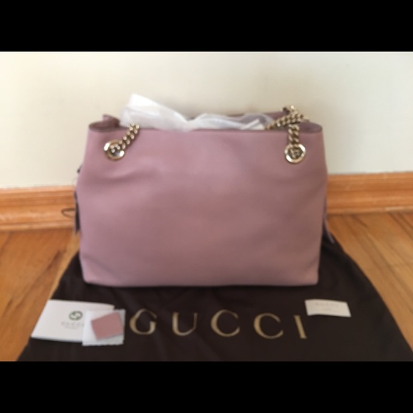❗️SOLD❗️Authentic Gucci Soho Double Chain Bag NWT - Picture 2 of 7